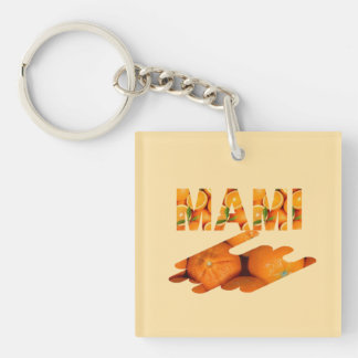 MAMI Orange Typografi Konst