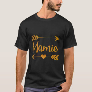 Mamie Personlig Namn Funny Birthday Anpassningsbar T Shirt
