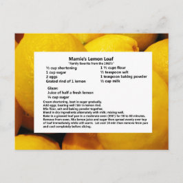 Mamies Lemon Loaf Vykort