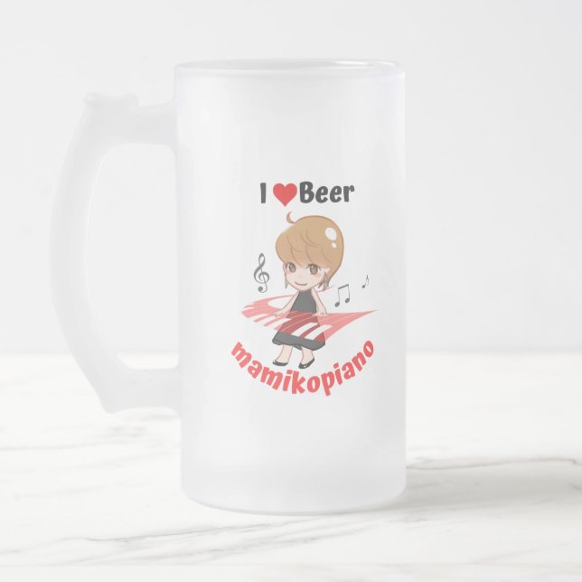 【mamikopiano】ビールジョッキ/ Beer mug Frostat Ölglas (Vänster)