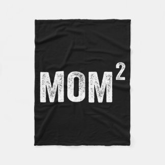 Mamma2 mamma till 2 barn pojkar flickor mor fleecefilt