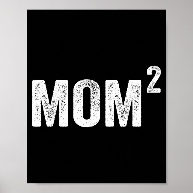 Mamma2 mamma till 2 barn pojkar flickor mor poster (Framsidan)