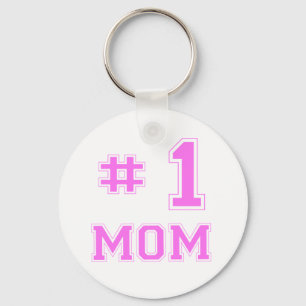 Mamma #1 (numrera en mamma), nyckelring