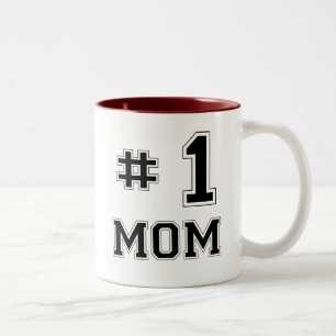 Mamma #1 (numrera en mamma), Två-Tonad mugg