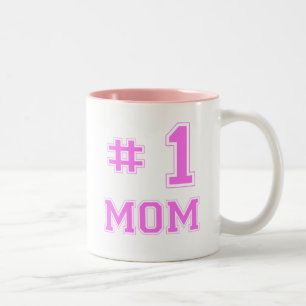 Mamma #1 (numrera en mamma), Två-Tonad mugg