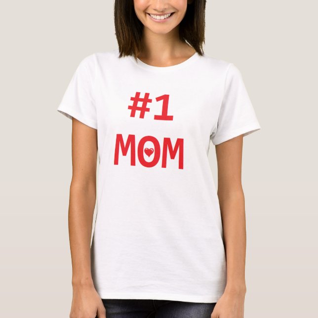 Mamma #1 t-shirt (Framsida)