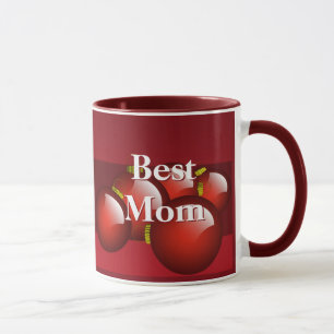 Mamma 2012 Calendar Red Ornaments Coffee Mugg