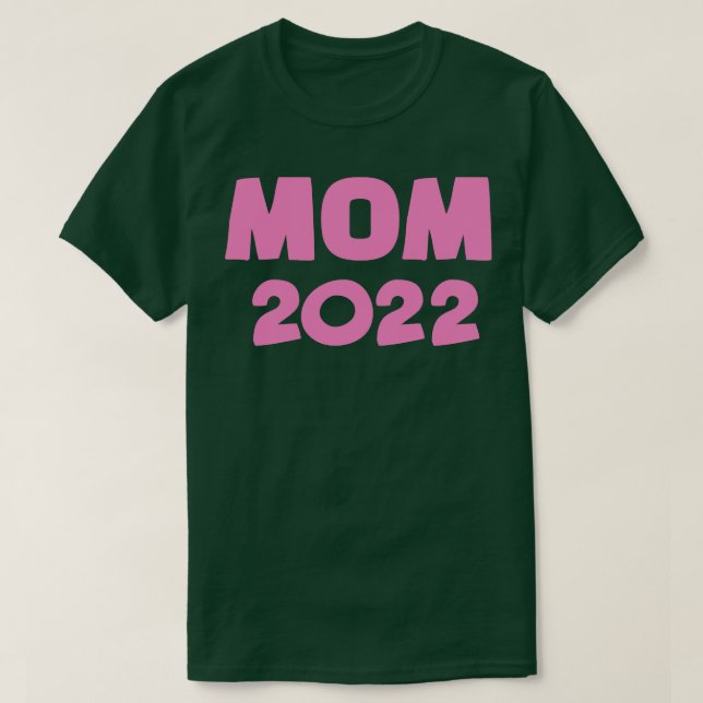 Mamma 2022 för gravid t shirt (Design framsida)