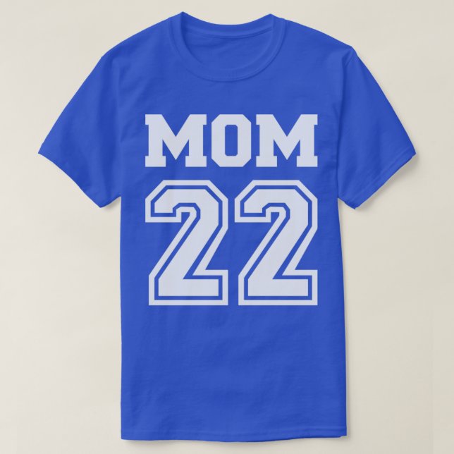Mamma 2022 för gravidens tillkännagivande3 t shirt (Design framsida)