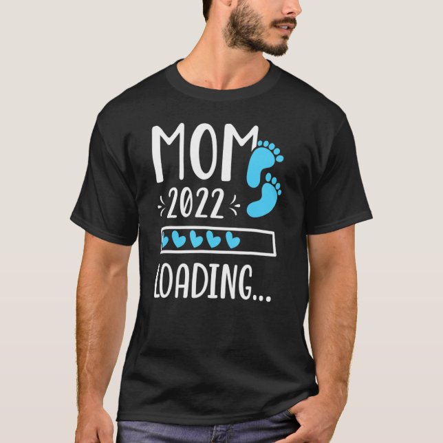Mamma 2022 - inläsning av framtida Mamma Mor T Shirt (Framsida)