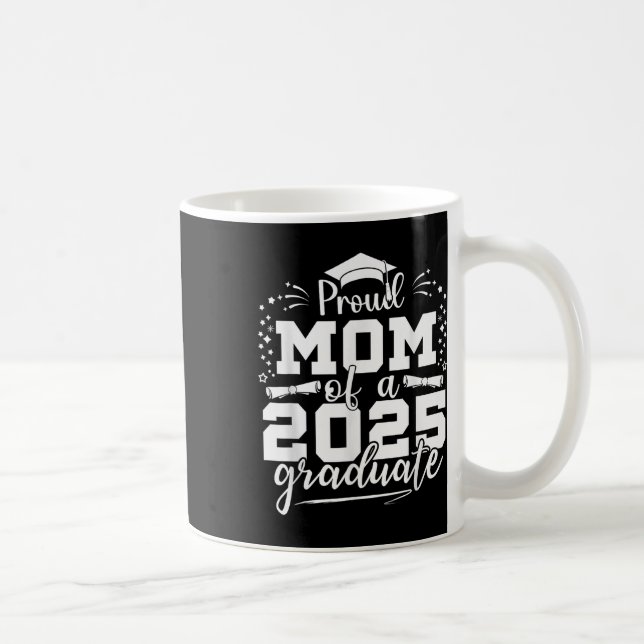 Mamma 2025 års chefsklass Mamma av 2025 års examen Kaffemugg (Höger)