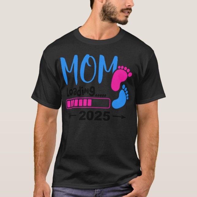 Mamma 2025 kommer att lastas i Mor 2025 T Shirt (Framsida)