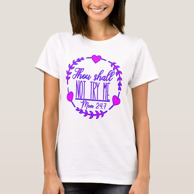 Mamma 24:7 t shirt (Framsida)