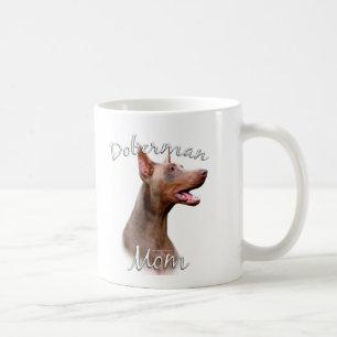 Mamma 2 för DobermanPinscher (Isabella) Kaffemugg