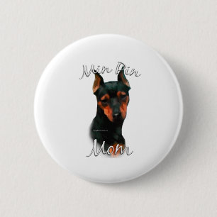 Mamma 2 för miniatyrPinscher (blk) Knapp