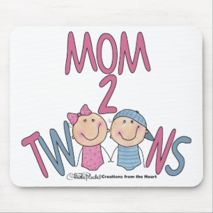 Mamma 2 Twillingar Boy and Girl Musmatta