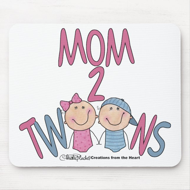 Mamma 2 Twillingar Boy and Girl Musmatta (Framsidan)