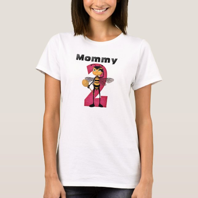 ***Mamma 2BEE Kvinnor i Moderskap T-Shirt (Framsida)