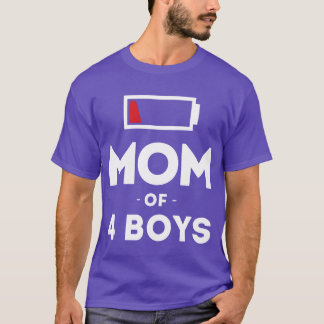 Mamma 4 för vintagen Mor Mamma T Shirt
