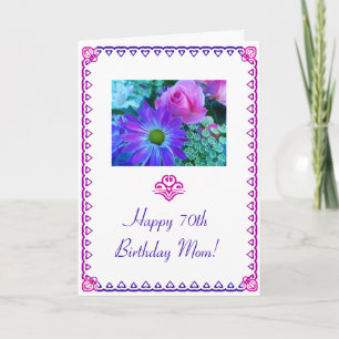 Mamma 70th Birthday Kort