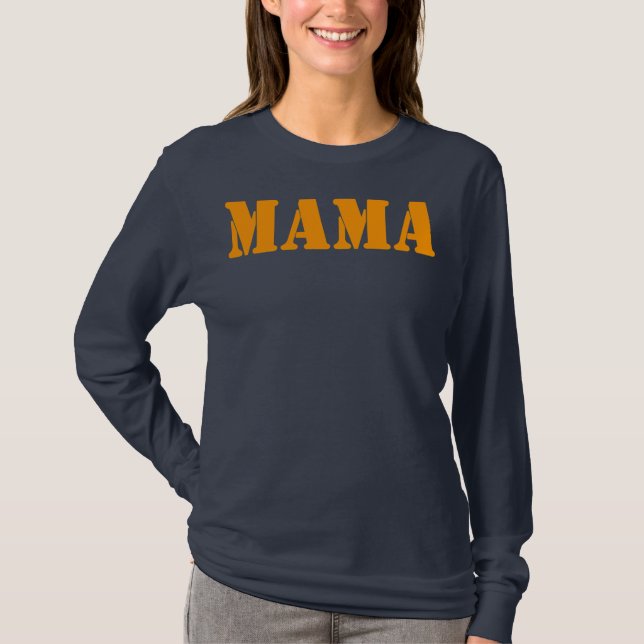 Mamma A Roligt och enkel förklaring om Moderskap T Shirt (Framsida)