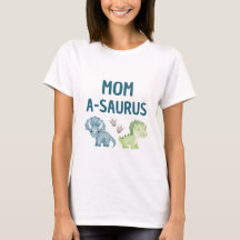 Mamma-A-Saurus T-shirt baby 1 födelsedag