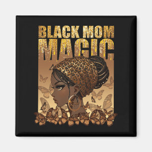 Mamma African American Afro Women Mamma Mors dag 2 Magnet
