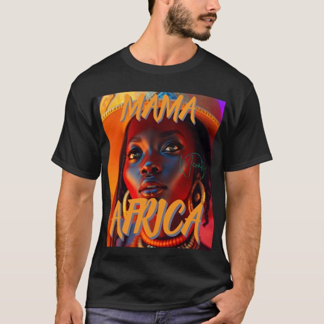 Mamma Afrika T Shirt (Framsida)