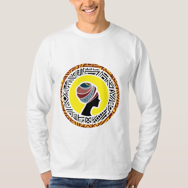 Mamma Afrika T-tröjor T Shirt (Framsida)