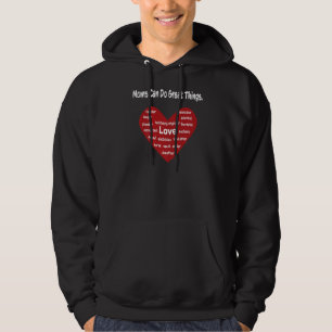 Mamma Alla hjärtans dag Shirt Varje dag Shirt Wome Hoodie