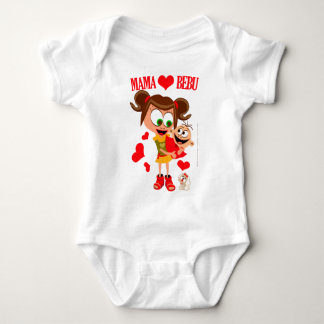 Mamma älskar bebis - Kroppar - Vita Tee