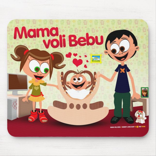 Mamma Älskar Bebis (Mama Voli Bebu) Musmatt 01 Musmatta (Framsidan)