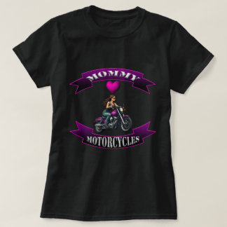 Mamma älskar motorcyklar t shirt