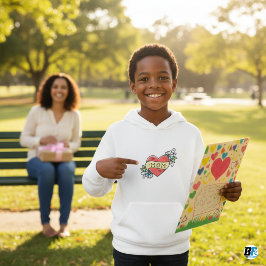 Mamma Älskare Elegant Heart T Shirt