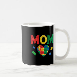 Mamma Älskare Master Builder Bygger brickor Mo Kaffemugg