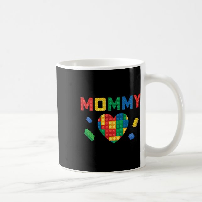 Mamma Älskare Master Builder Mors dag-familjen Mat Kaffemugg (Höger)