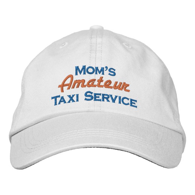 Mamma Amateur Taxi Service Broderad Keps (Framsida)