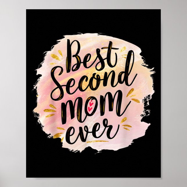 Mamma andra mamma någonsin mors dag  poster (Framsidan)