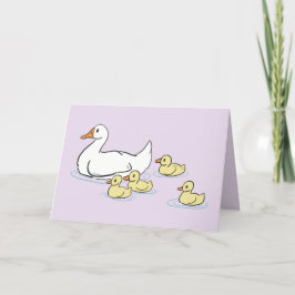 Mamma Anka & Baby Lavender Blanka kort