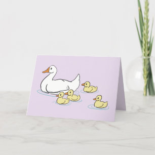Mamma Anka & Baby Lavender Blanka kort