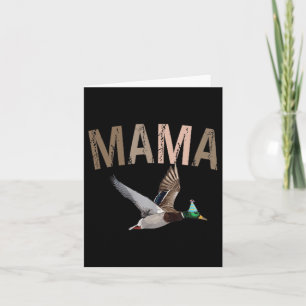Mamma Anka som jagar en Lucky Anka 1:a födelsedags Kort
