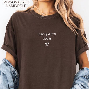 Mamma Anpassad elegant skript Mors dag Mamma liv T Shirt