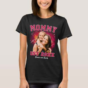 Mamma Anpassad Foto Bootleg Rap Fars Dag T Shirt