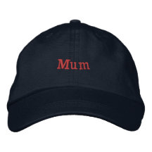 Mamma Anpassad Klassisk Koppardesign Navy mössa