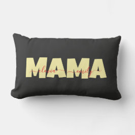 Mamma Anpassat barnnamn Lumbarkudde