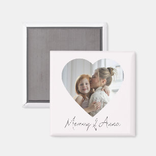 Mamma Anpassat Namn & Foto   Personlig Magnet