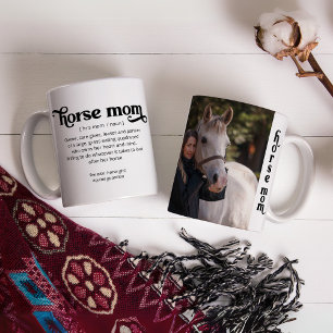 Mamma Anpassningsbar Foto och textekaffe Mugg