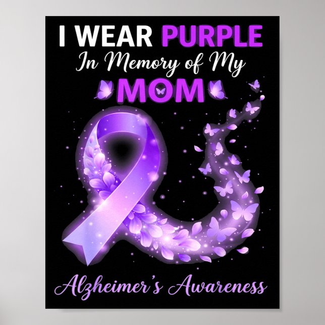 Mamma använder lila för att hedra minne av mormor  poster (Framsidan)