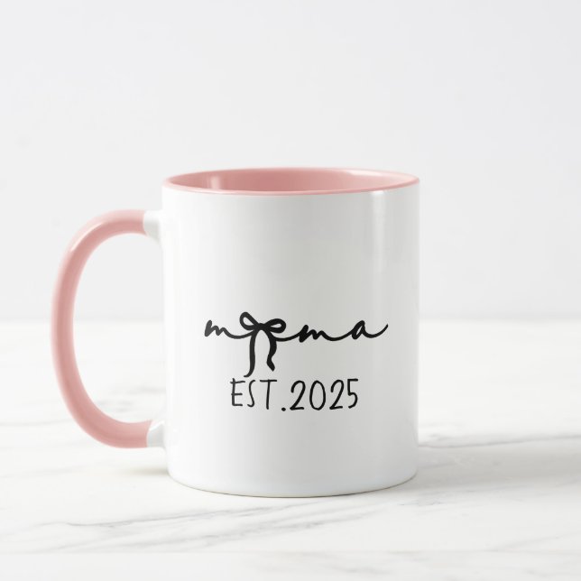 Mamma Är 2025 , Personlig, Mamma Mugg, Anpassad Mugg (Vänster)