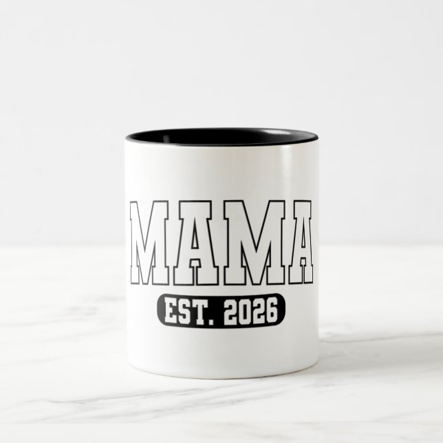 Mamma Är 2026 Två-Tonad Mugg (Center)
